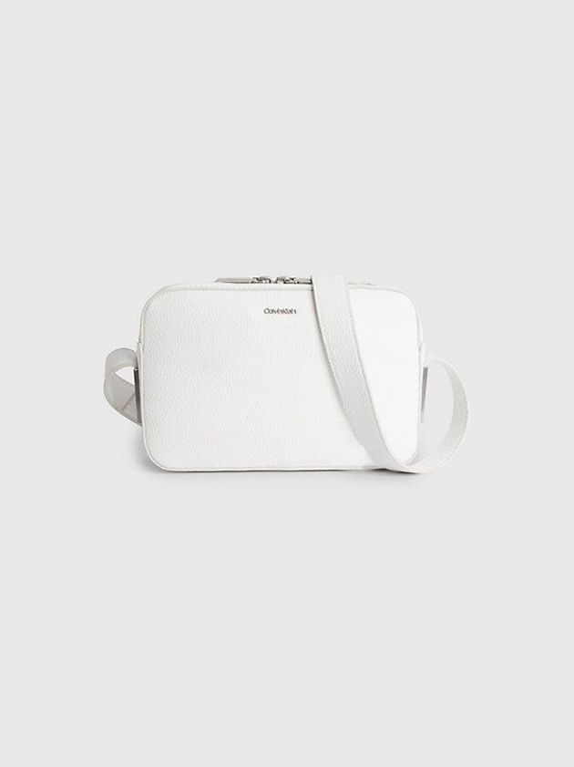 Calvin Klein USA Recycled Crossbody Womens Bag White 8613092-TD